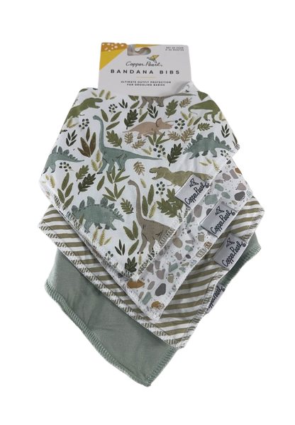  Copper Pearl Bandana Bibs 4-Pack, Rex