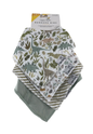  Copper Pearl Bandana Bibs 4-Pack, Rex