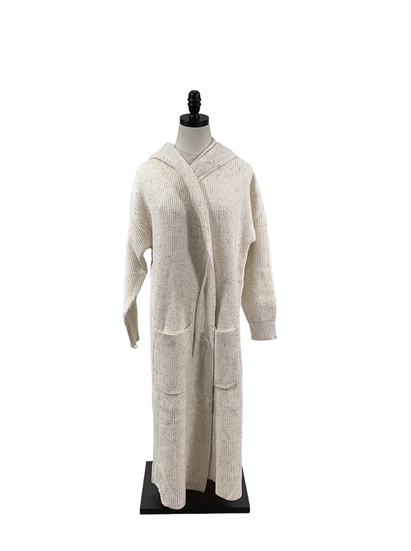  Goumikids Hooded Knit Long Cardigan, O/S