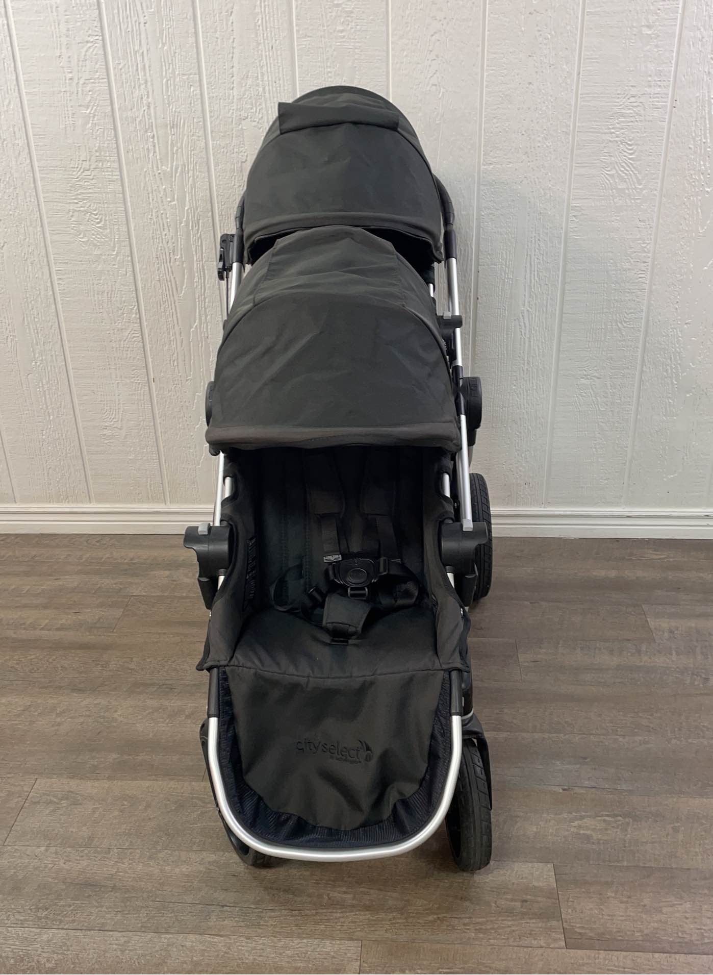  Baby Jogger City Select Double Stroller, Black, 2015