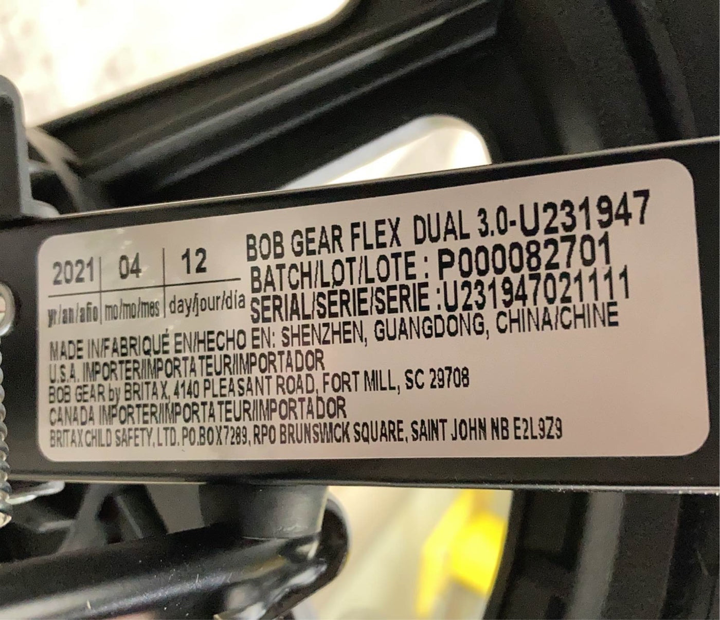  BOB Revolution Flex 3.0 Duallie Stroller, Graphite Black, 2021