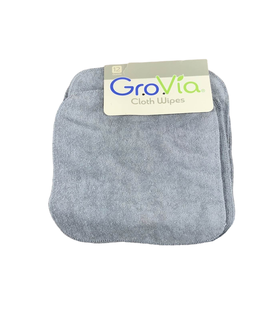  GroVia Cloth Reusable Cloth Diapering Wipes