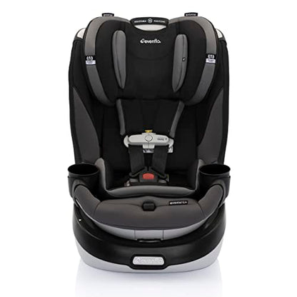  Evenflo Gold Revolve 360 Slim 2-in-1 Rotational Car Seat With SensorSafe, 2023, Obsidian Black