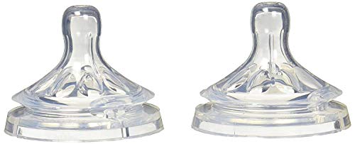  Philips Avent Natural Baby Bottle Nipples, Flow 5 6m+, 2-Pack