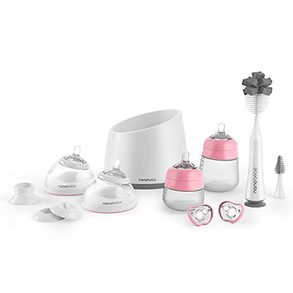  Nanobébé Complete Feeding Set, Pink