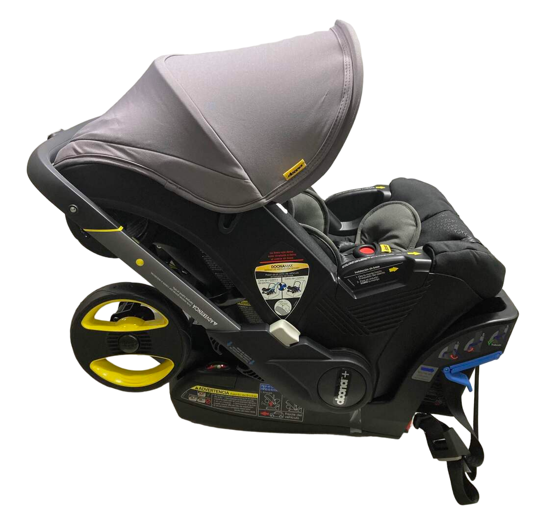  Doona Infant Car Seat & Stroller Combo, 2023, Grey Hound