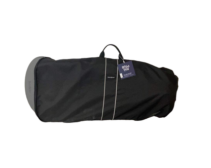  BabyBjorn Bouncer Bliss, Midnight Blue, Black Frame, Cotton Classic Quilt