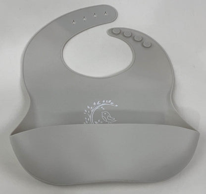  Mushie Silicone Bib, 2 Pack