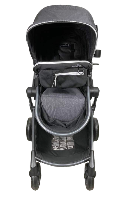  Evenflo Pivot Vizor Travel System, 2022, Chase Black