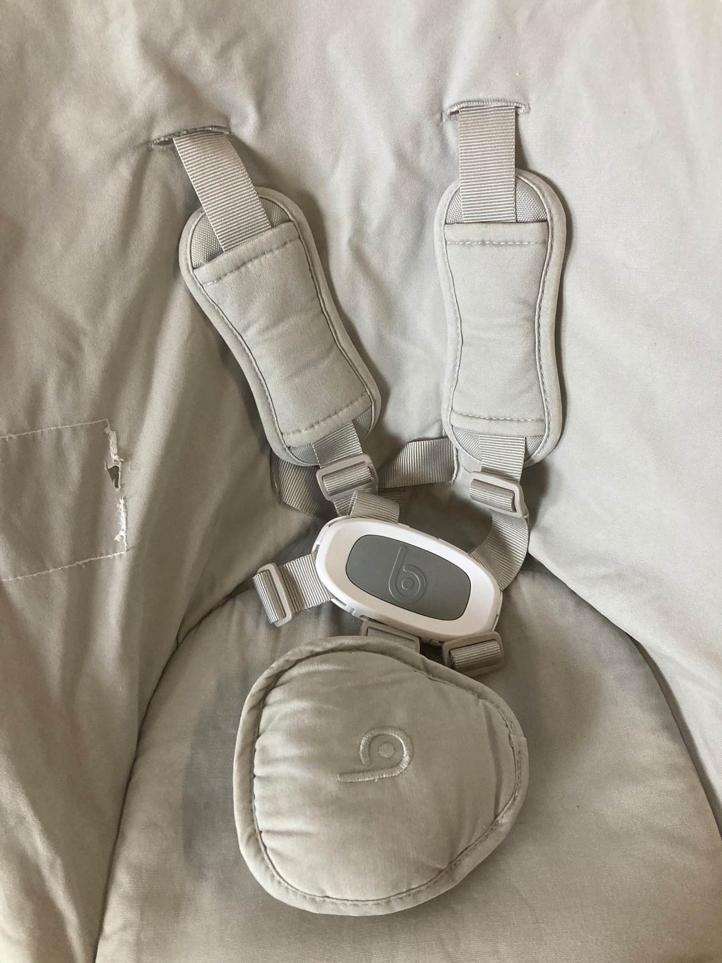  Bloom Coco Go 3-in-1 Bouncer, Frost Grey Organic