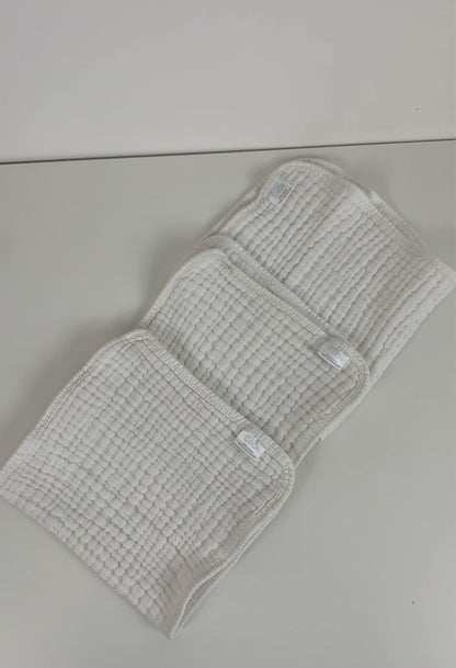  Comfy Cubs Muslin Burp Cloths, 3 Pack