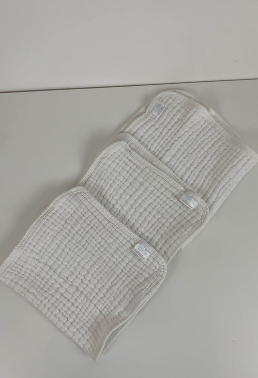  Comfy Cubs Muslin Burp Cloths, 3 Pack