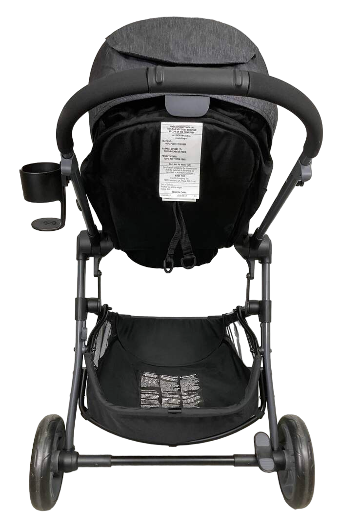  Evenflo Pivot Vizor Travel System, 2022, Chase Black