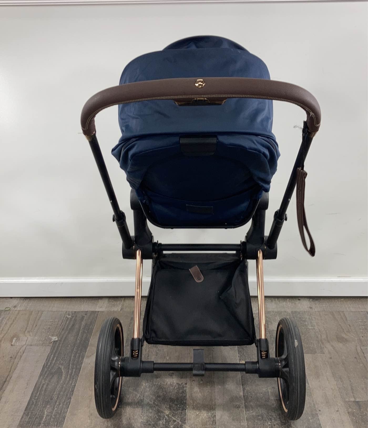  Cybex PRIAM Stroller, 2019, Rosegold, Indigo Blue
