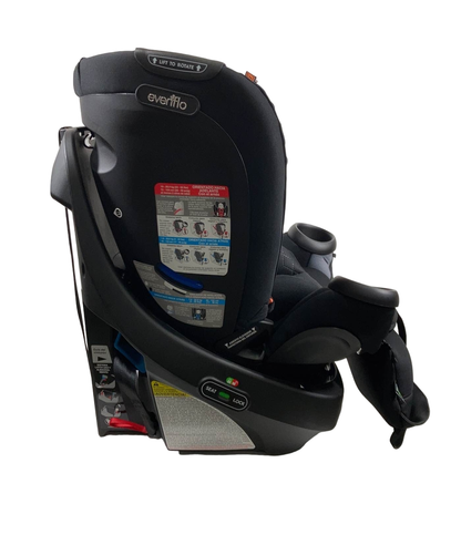  Evenflo Revolve 360 Extend Rotational Convertible Car Seat, 2023, Revere Gray