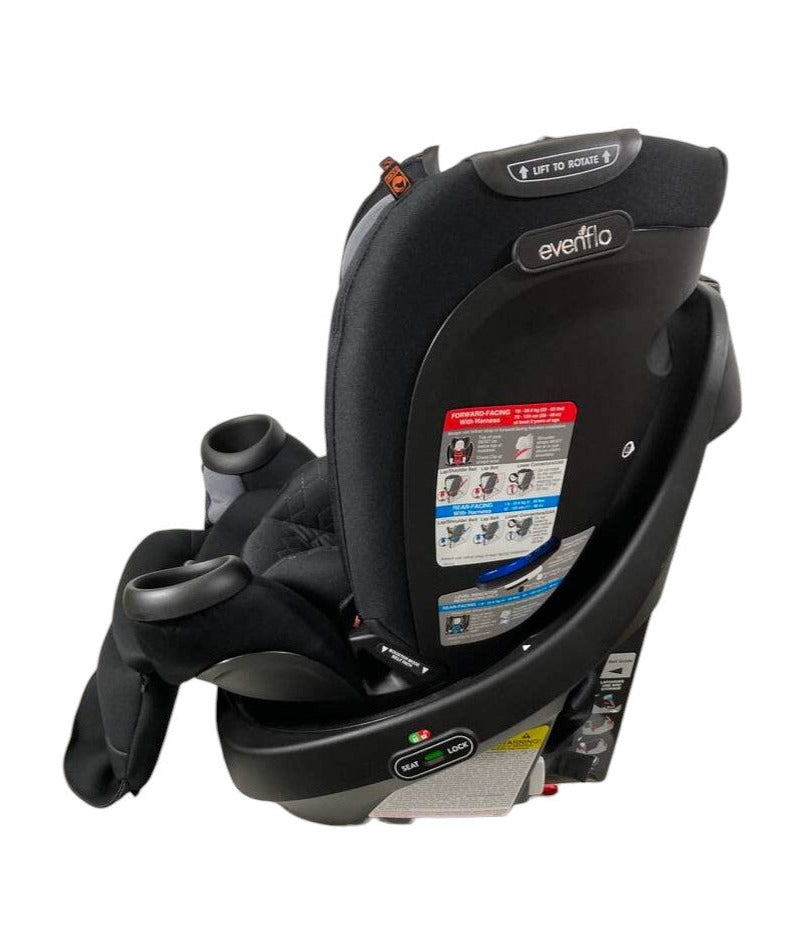  Evenflo Revolve 360 Extend Rotational Convertible Car Seat, Revere Gray, 2023