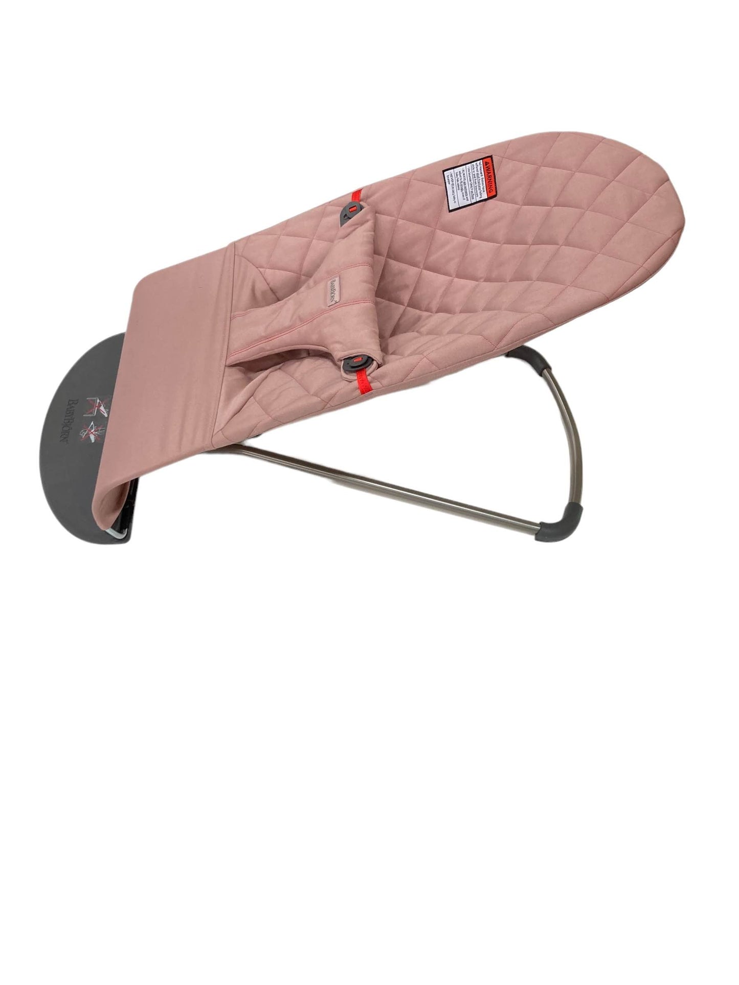  BabyBjorn Bouncer Bliss, Dark Gray Frame, Dusty Pink Cotton Petal Quilt