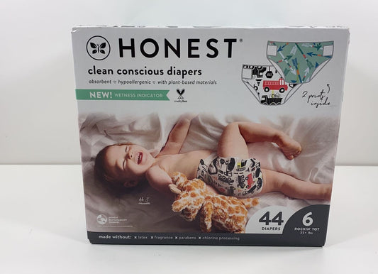  Honest Company Diapers, Size 6, 44 Count