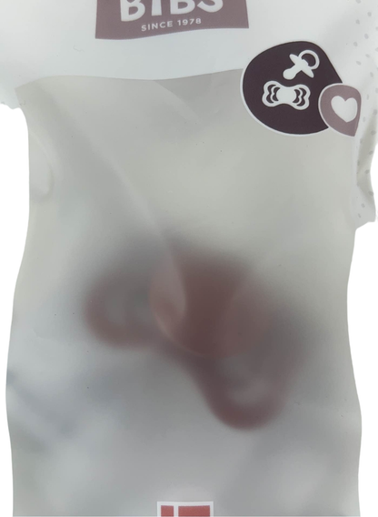  BIBS Couture Natural Rubber Pacifier, Brick Red