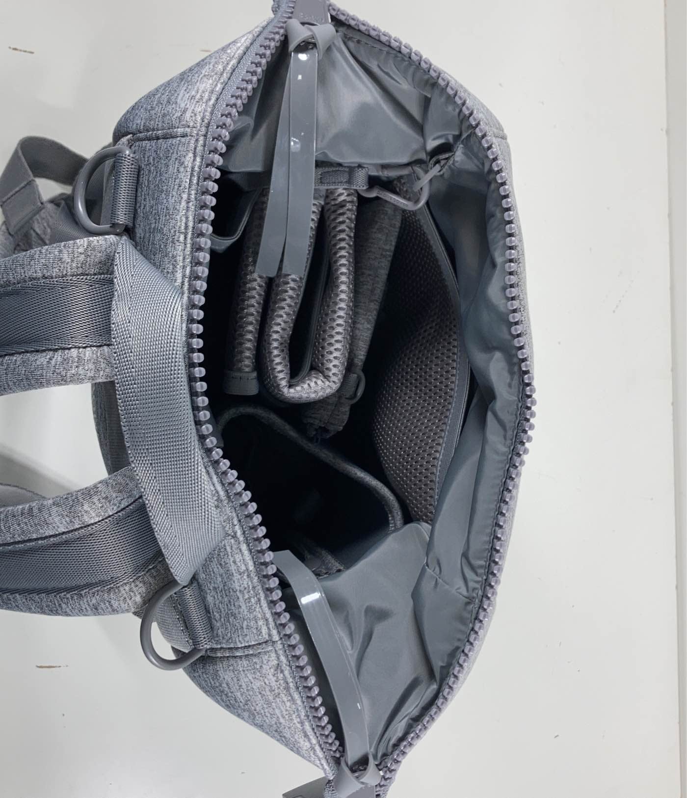  Dagne Dover Diaper Backpack, Heather Grey