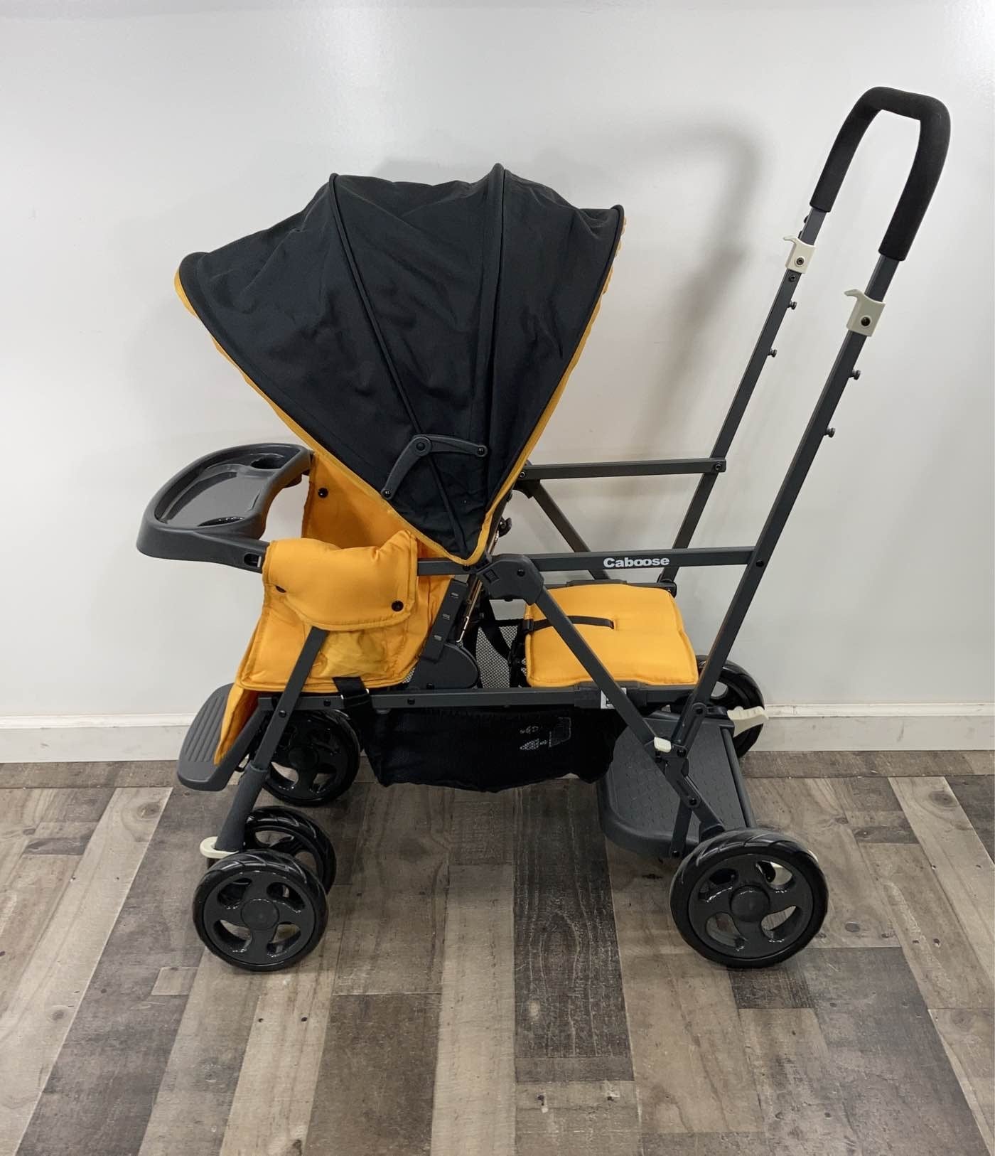  Joovy Caboose Stand-On Tandem Stroller, 2020, Amber