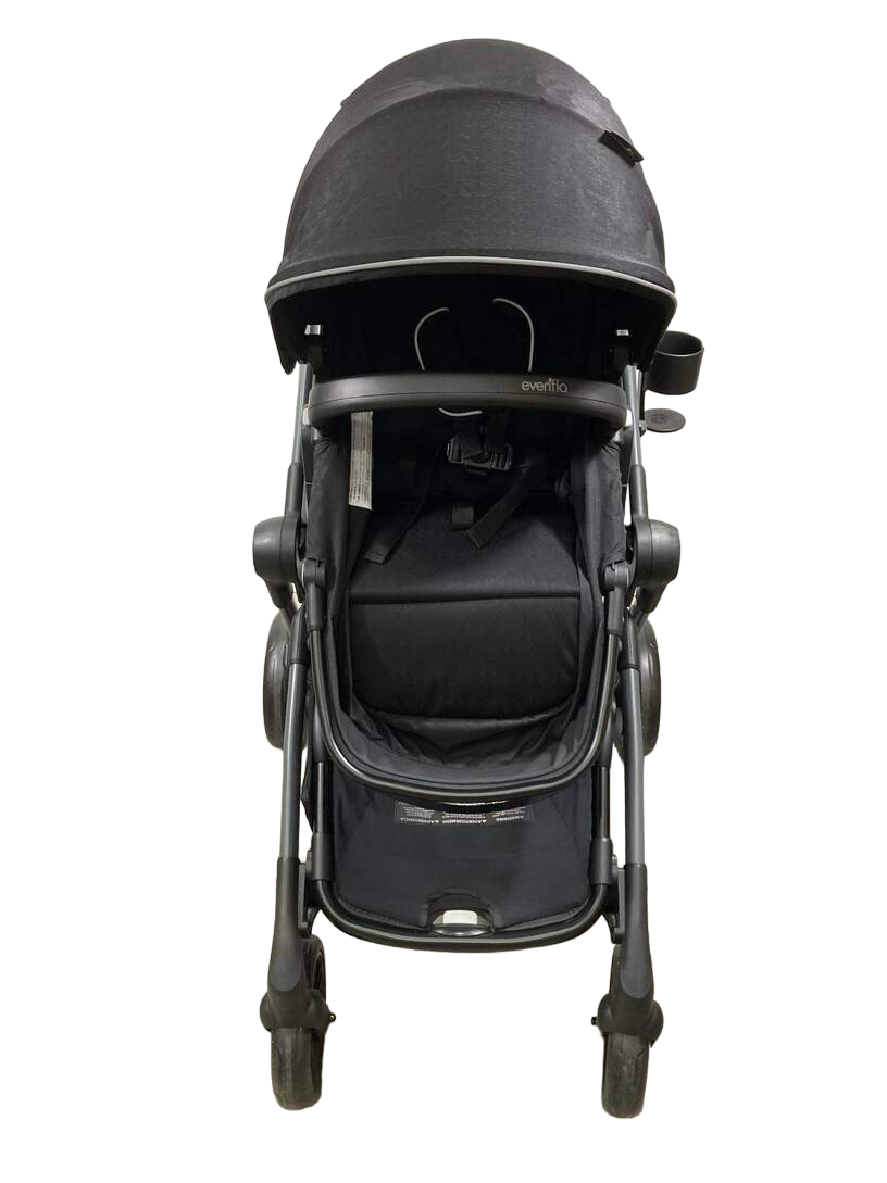  Evenflo Pivot Xpand Modular Travel System Stroller, 2022, Ayrshire Black