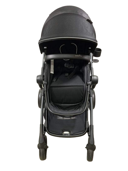  Evenflo Pivot Xpand Modular Travel System Stroller, 2022, Ayrshire Black