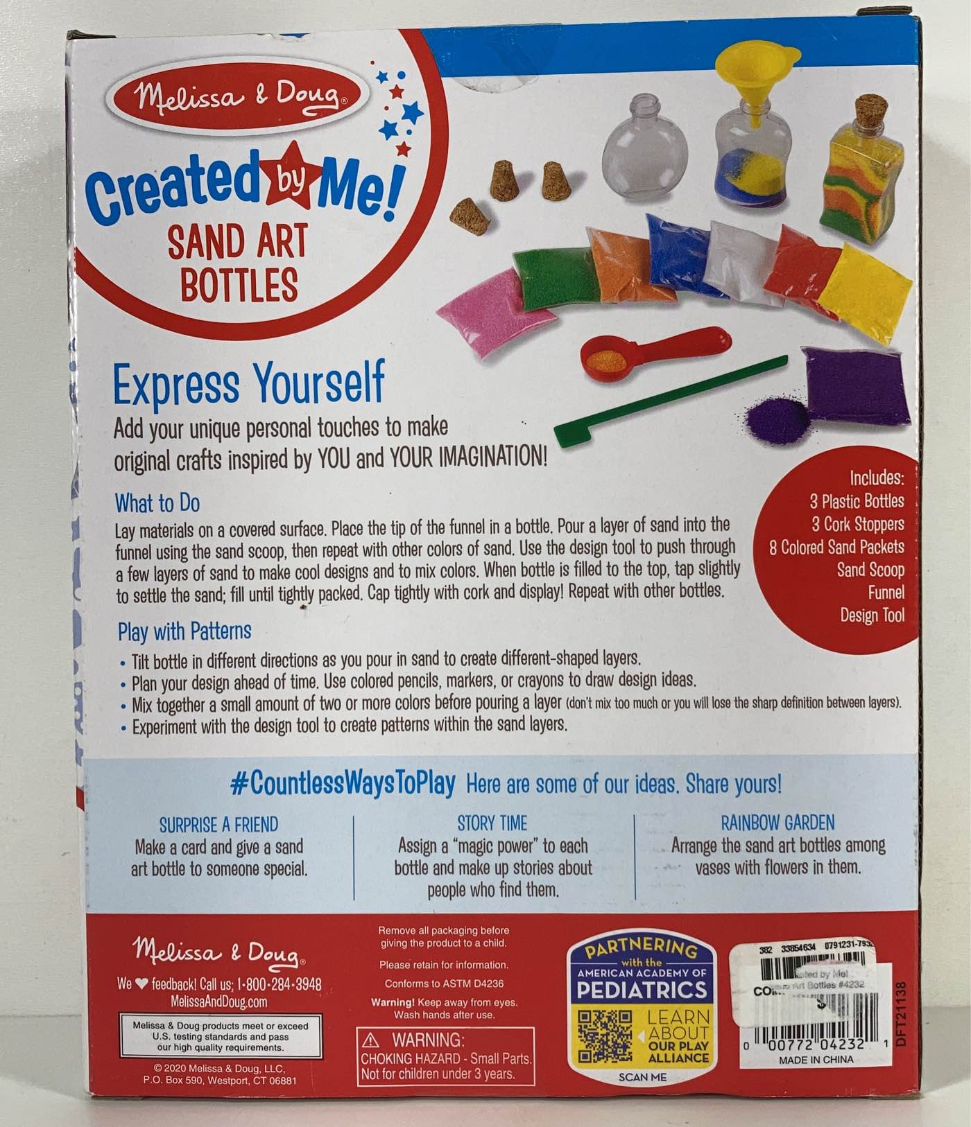  Melissa & Doug Created By Me! Sand Art Bottles