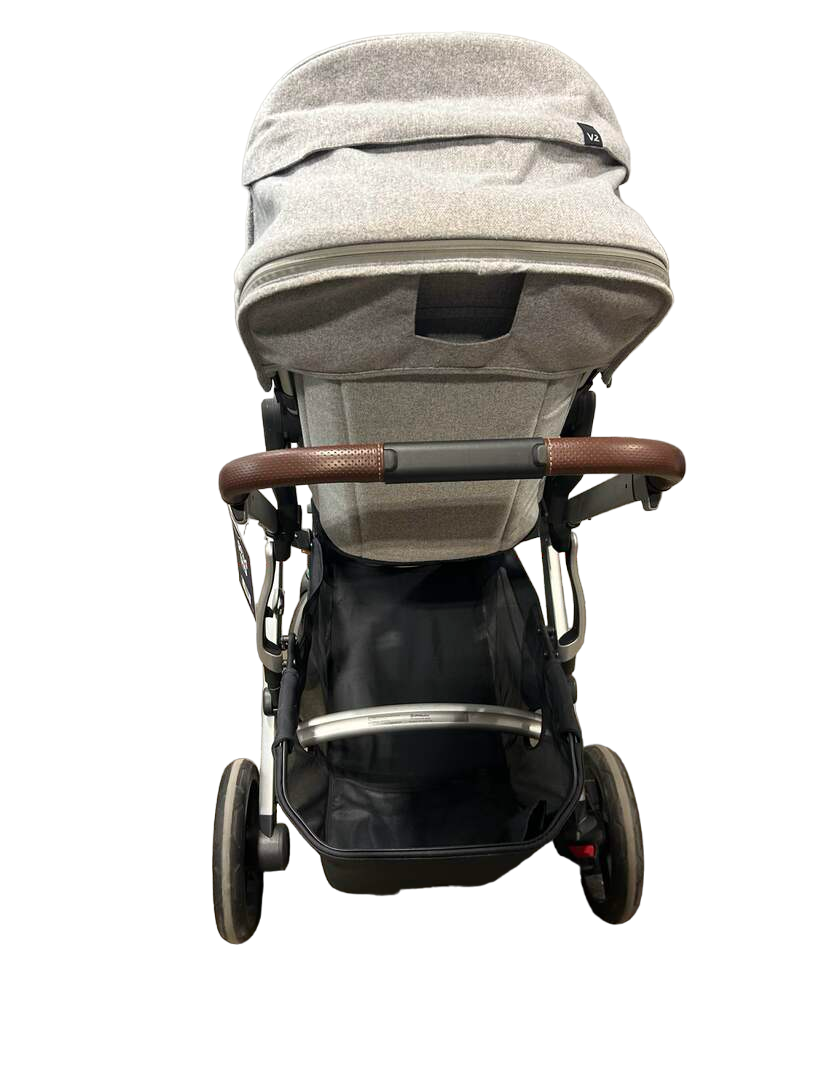  UPPAbaby VISTA V2 Double Stroller, 2020, Stella (Grey Brushed Melange)