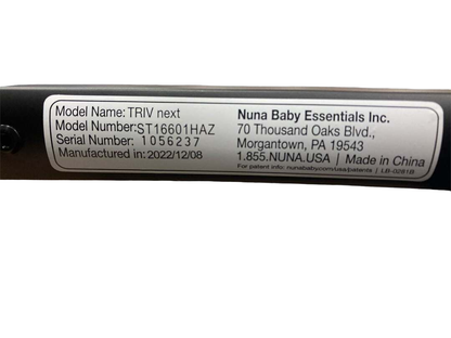  Nuna TRIV Next Stroller, 2022, Hazelwood