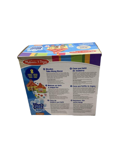  Melissa & Doug Blue's Clues & You! Wooden Take-Along House