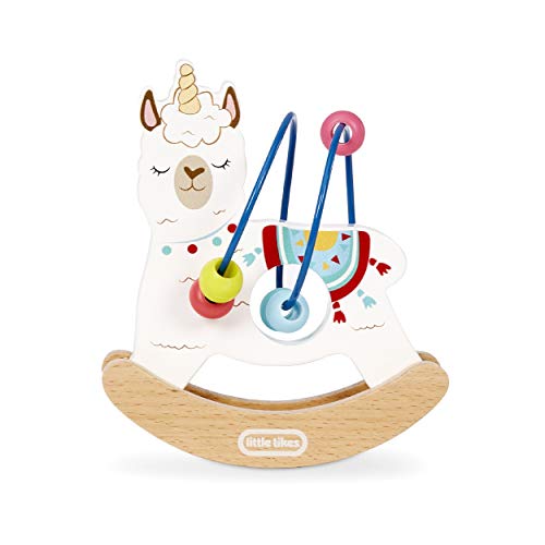  Little Tikes Wooden Critters Llama-Corn Busy Beads