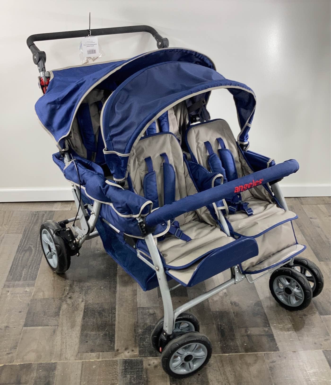  Angeles 4 Passenger Sure Stop Folding Bye-bye Stroller, 2017