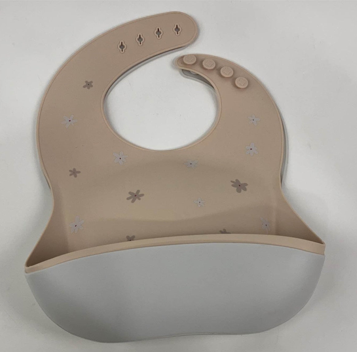  Mushie Silicone Bib, 2 Pack