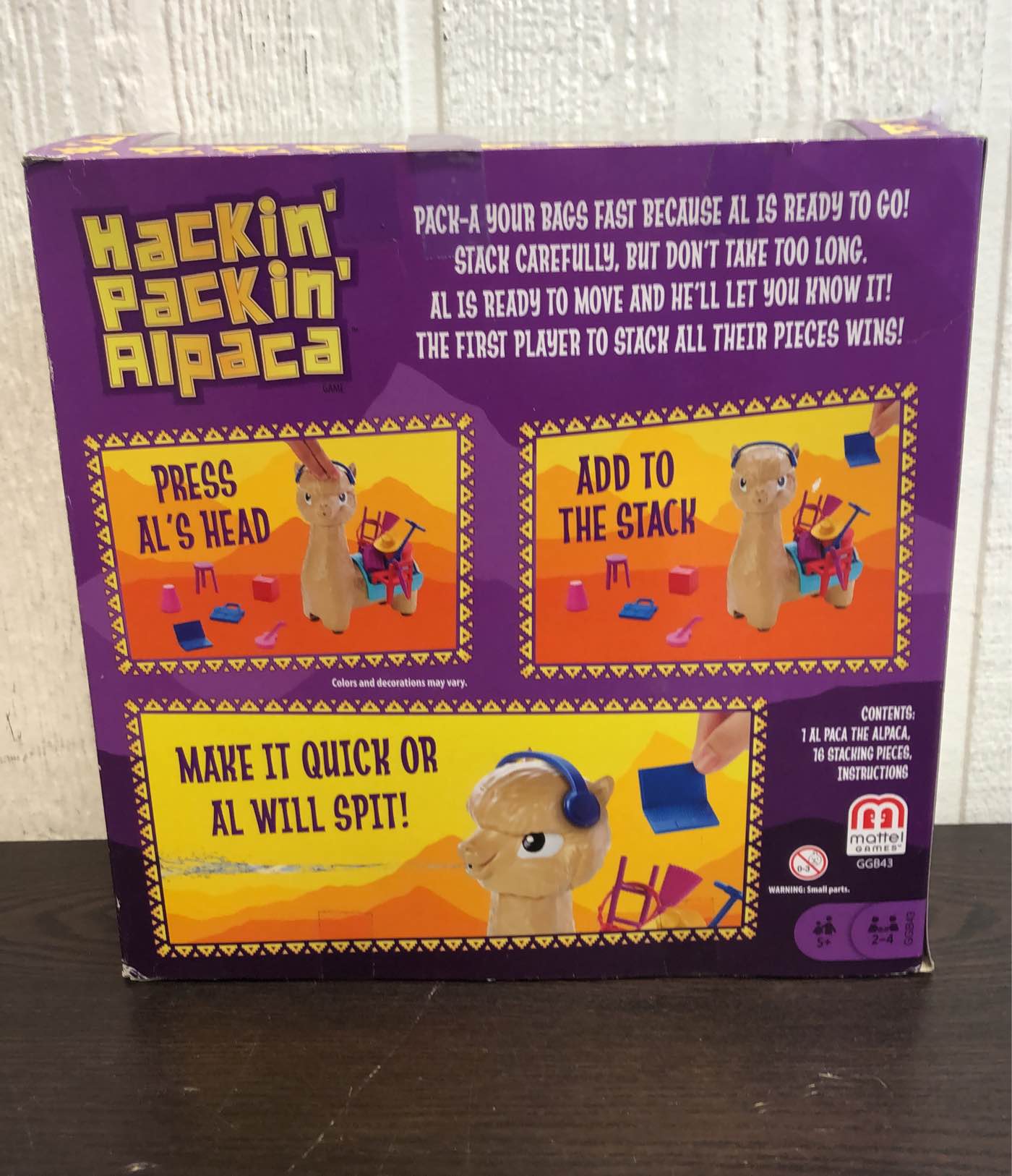 Mattel Hackin Packin Alpaca