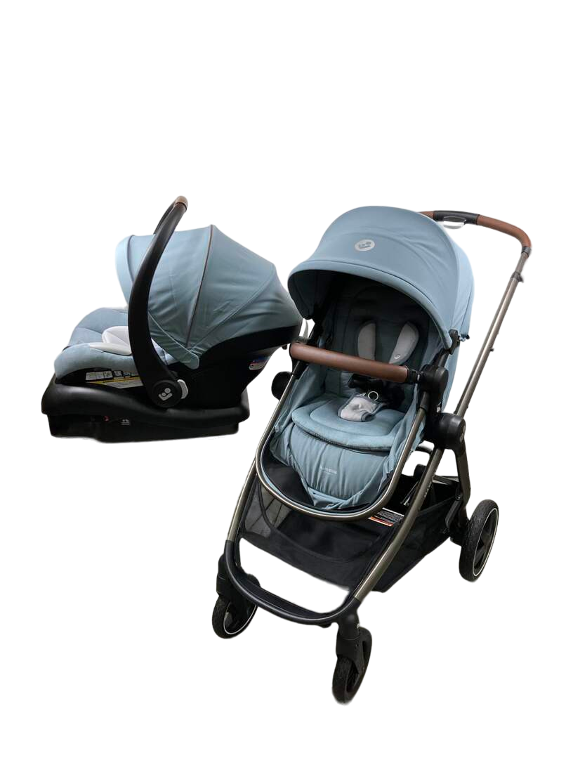  Maxi-Cosi Zelia2 Luxe Travel System, New Hope Gray, 2023