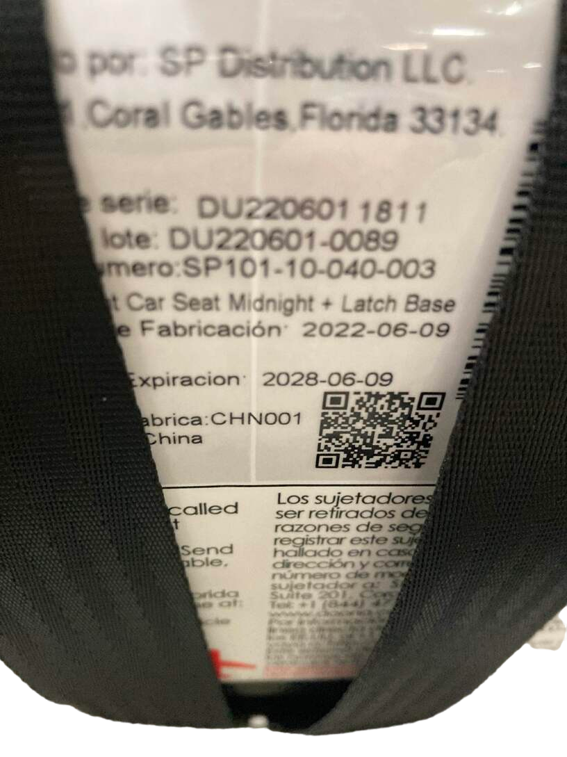  Doona Infant Car Seat & Stroller-Midnight Edition, 2022