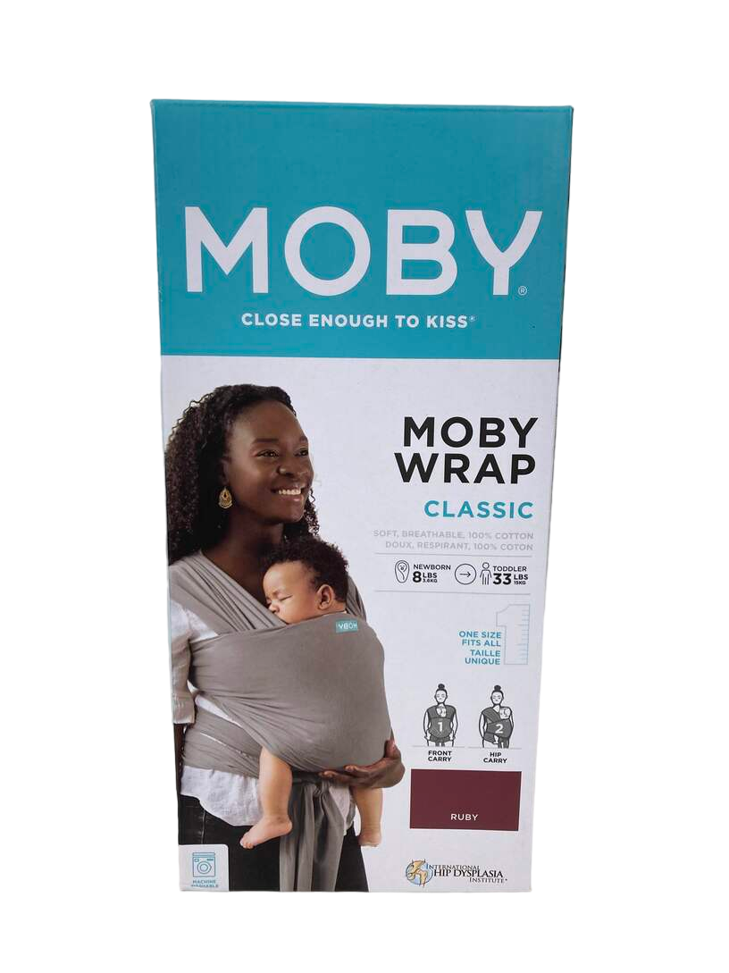  Moby Wrap Baby Carrier, Ruby