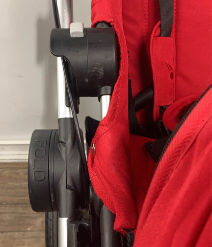  Baby Jogger City Select Double Stroller, 2015, Red