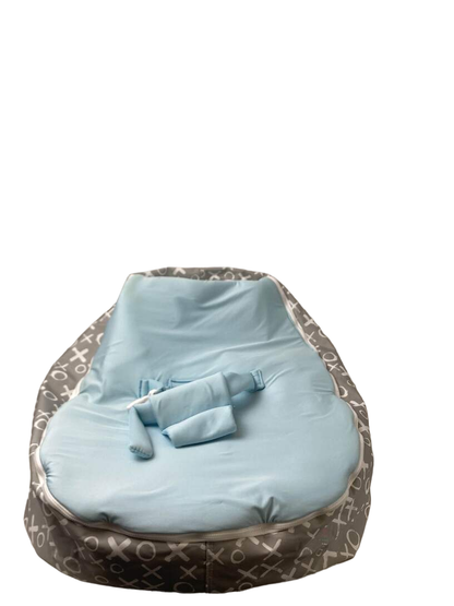  BayB Baby Bean Bag, Blue Gray OXO