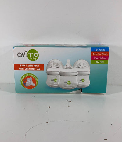 Avima Baby Baby Bottles Wide Neck Set Of 3