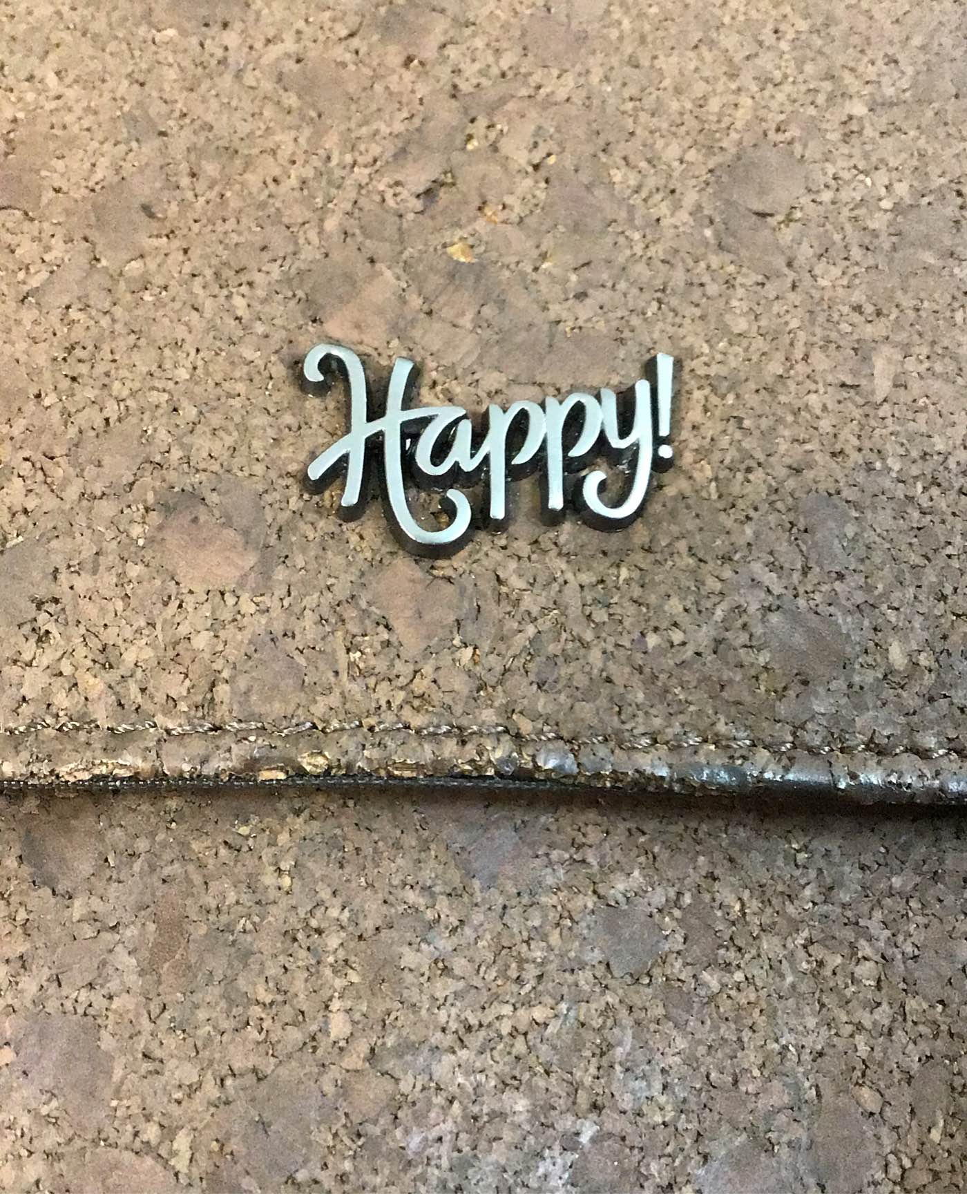  Happy Baby Belt Bag, Chocolate Cork Leather