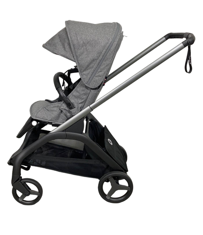 Bugaboo Dragonfly Stroller, Graphite, Grey Melange, Grey Melange, 2023