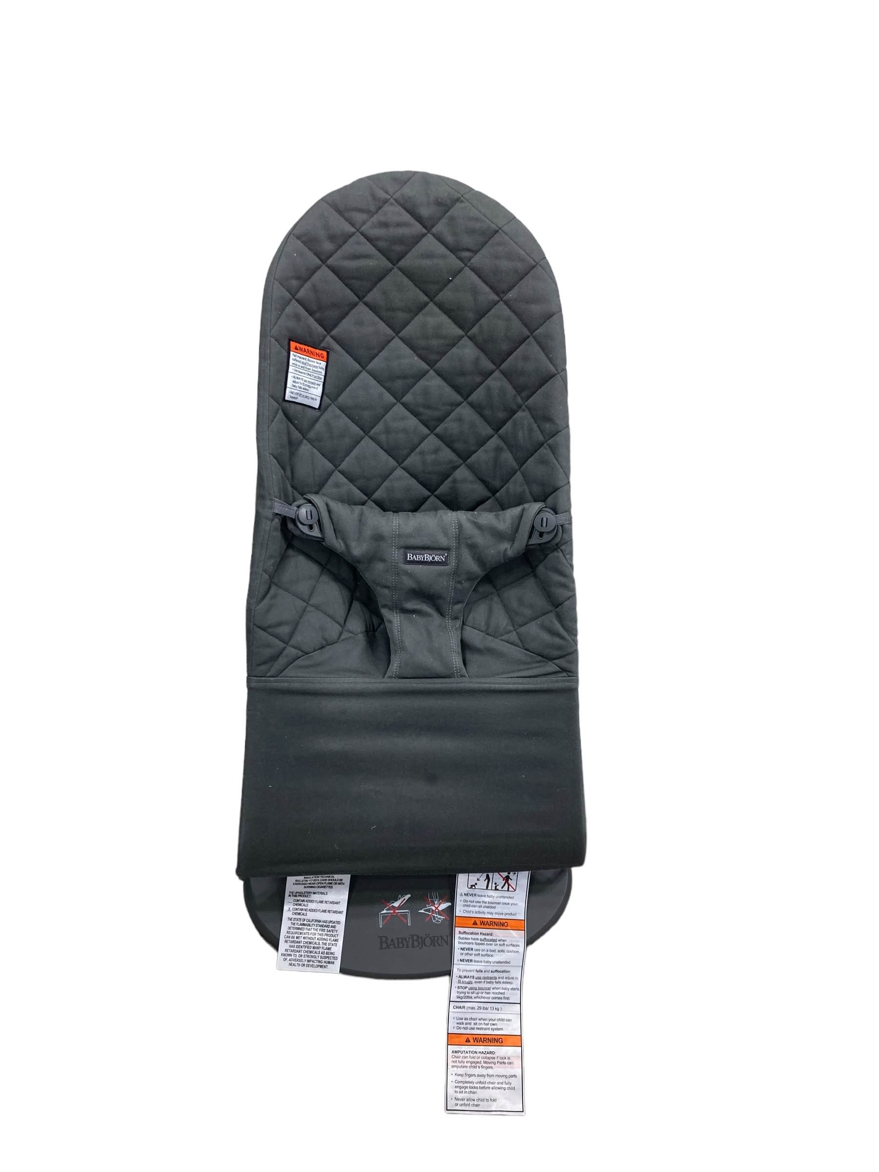  BabyBjorn Bouncer Bliss, Dark Gray Frame, Quilt