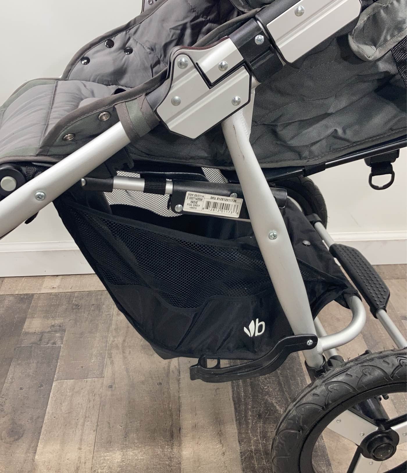  Bumbleride Indie Stroller, Fog Grey, 2014
