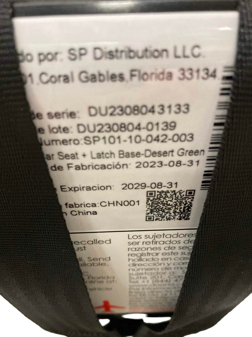  Doona Infant Car Seat & Stroller Combo, 2023, Desert Green