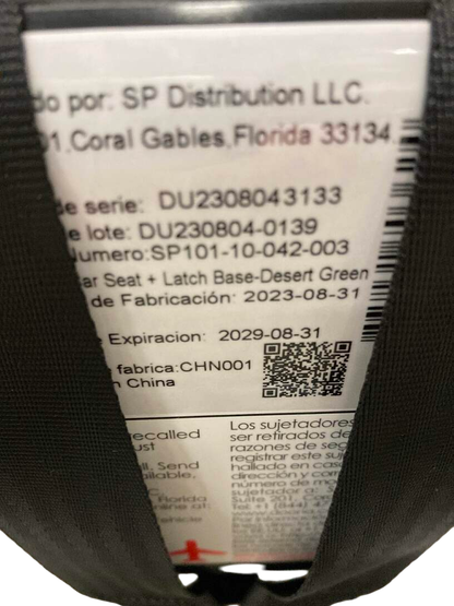  Doona Infant Car Seat & Stroller Combo, 2023, Desert Green
