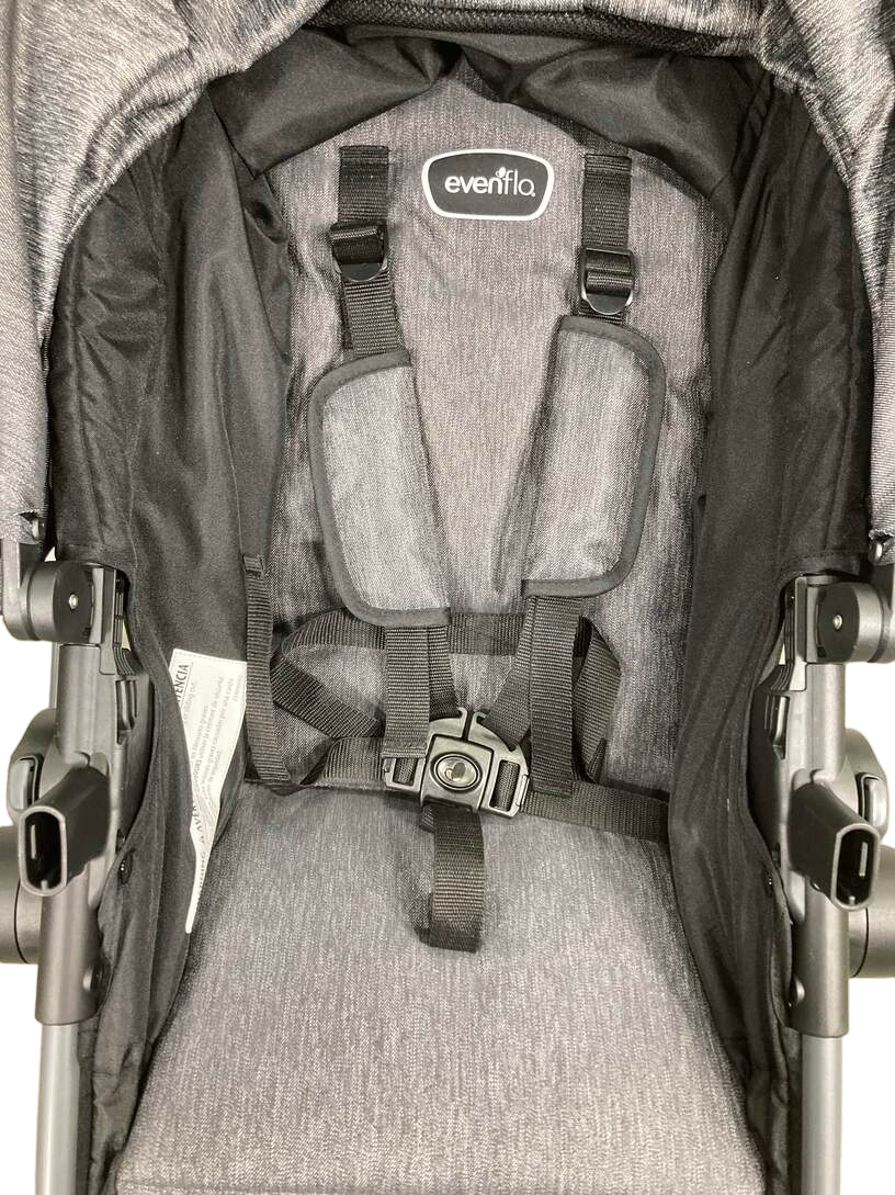  Evenflo Pivot Vizor Travel System, 2022, Chase Black