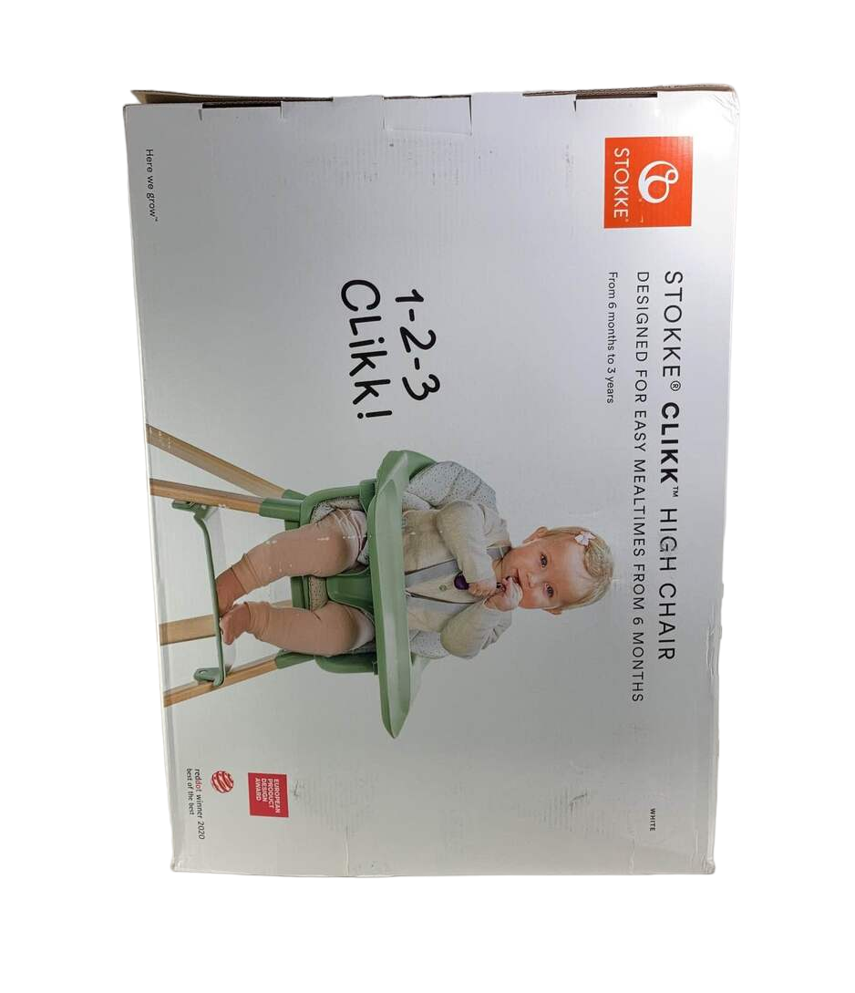  Stokke Clikk High Chair, White