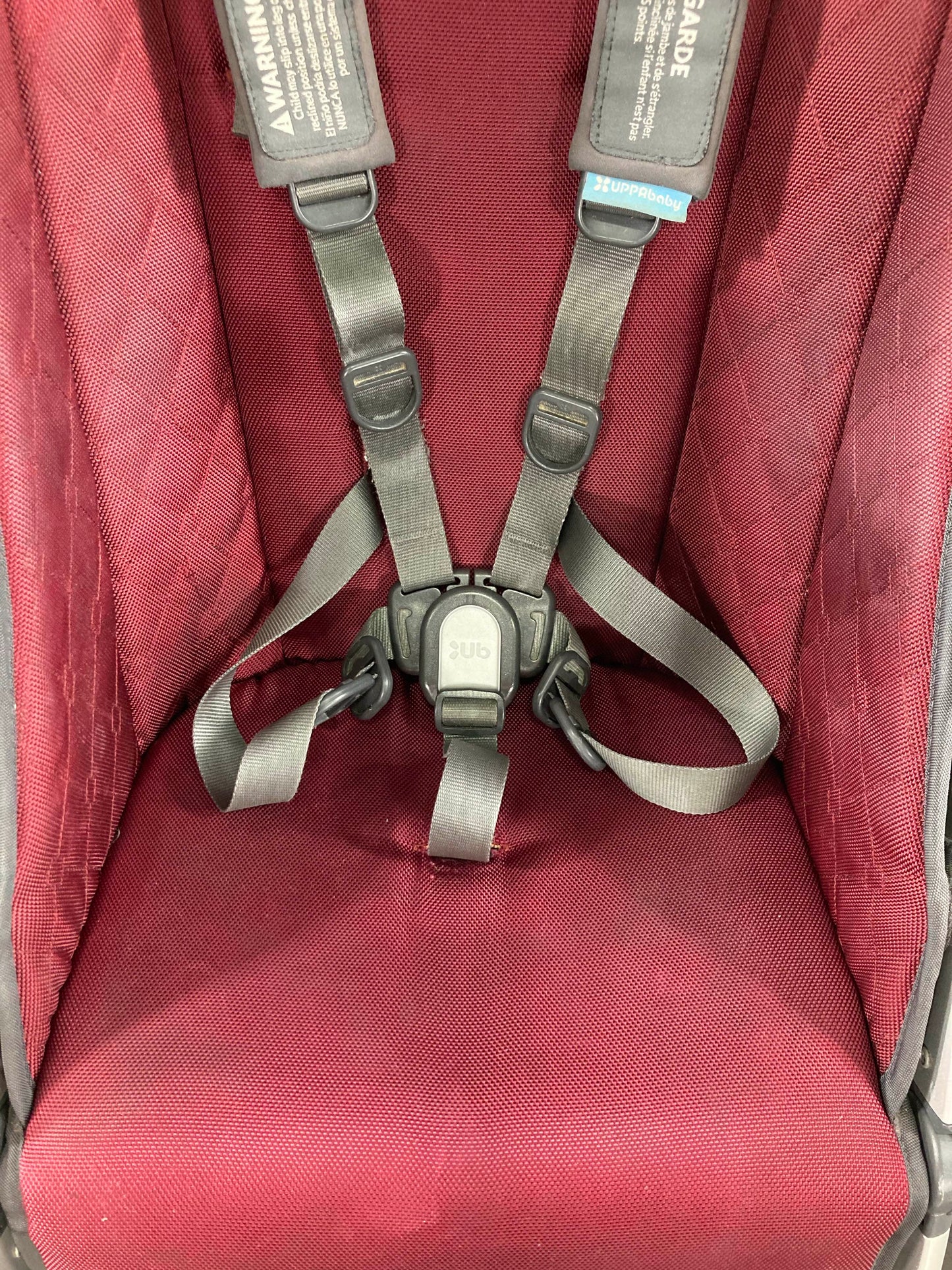  UPPAbaby VISTA Stroller, 2016, Dennison (Bordeaux)